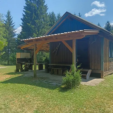 Kamp alanı Forest Black Stream - Wilderness Experience Kocevje
